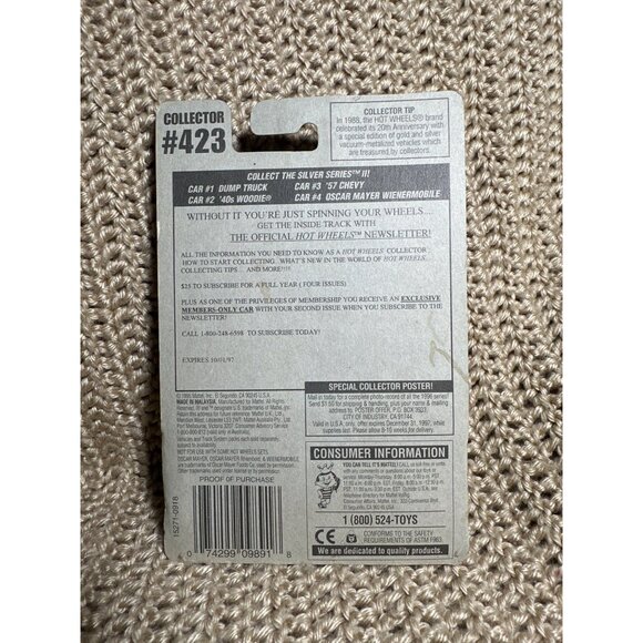 Hot Wheels Silver Series II Oscar Mayer Wienermobile Collectible Car - Picture 2 of 2